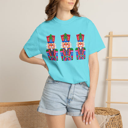Nutcracker Trio T-shirt — Festive Christmas Holiday Tee