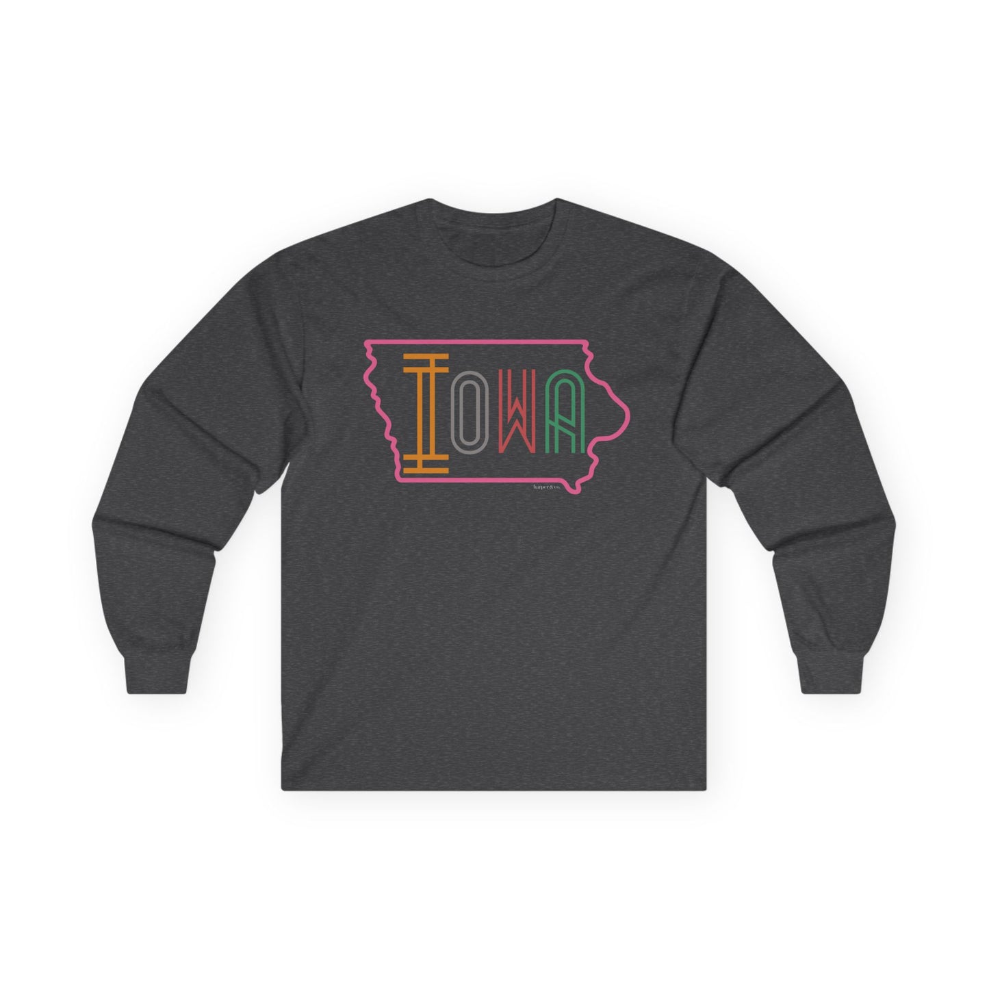 Iowa Bright Graphic Long Sleeve Tee