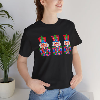 Nutcracker Trio Graphic Tee — Festive Holiday Christmas Shirt