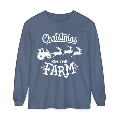 Christmas on the Farm Unisex Ultra Cotton Long Sleeve Tee