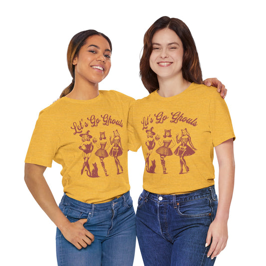 Let's Go Ghouls Bella Canvas Unisex Jersey T-Shirt - Multiple Colors