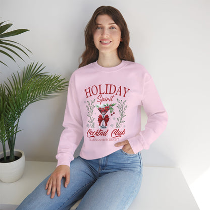 Holiday Spirit Cocktail Club Sweatshirt