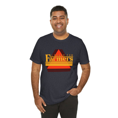 I Brake For Farmers Unisex Jersey Short Sleeve Tee