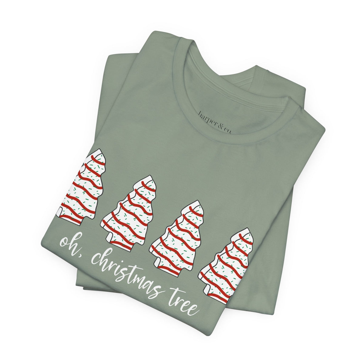 Oh, Christmas Tree Tee — Cute Christmas Tree Graphic Holiday T-Shirt