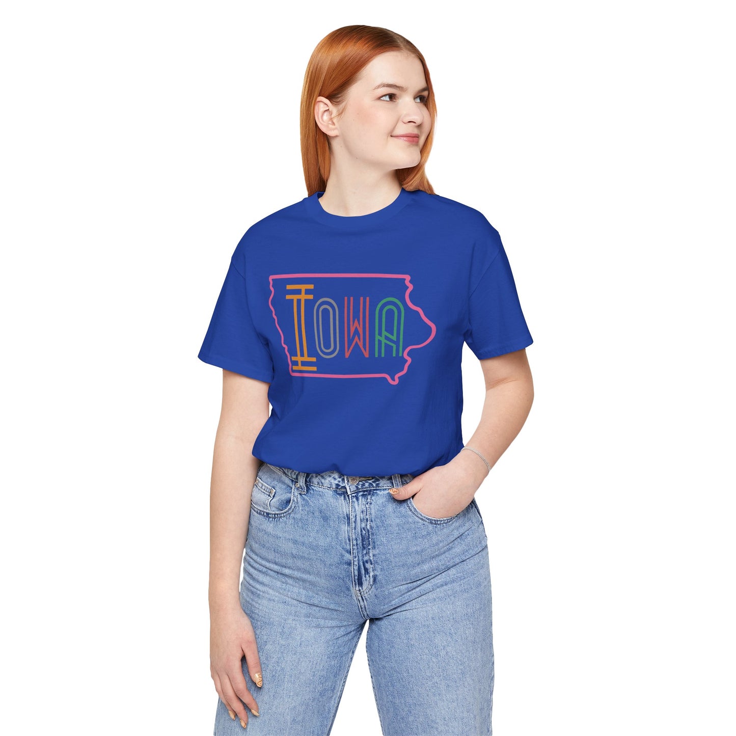 Iowa Pink Unisex Jersey Short Sleeve Tee