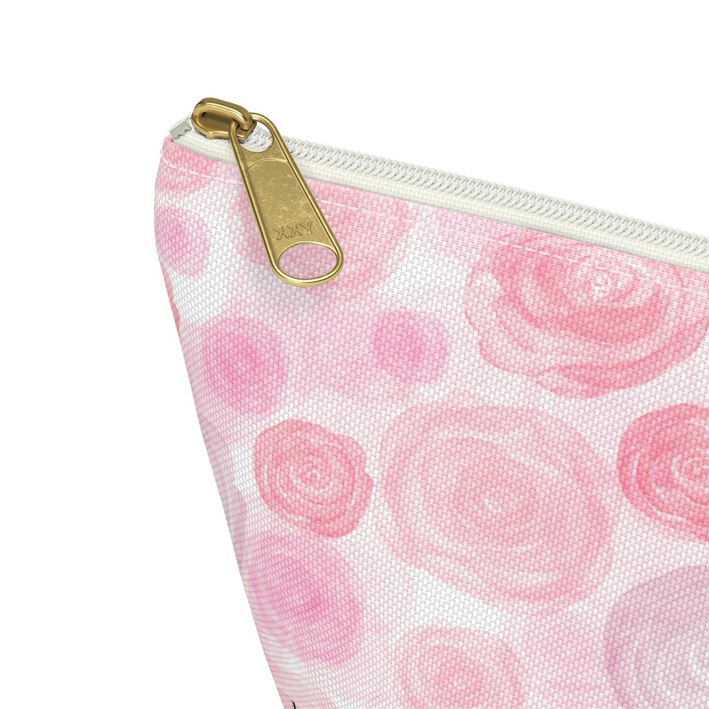 Bunny & Pink Roses Accessory Pouch w T-bottom