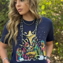 Callie Ann Stelter Nativity Scene Tee