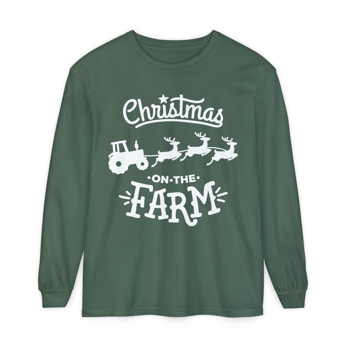Christmas on the Farm Unisex Ultra Cotton Long Sleeve Tee