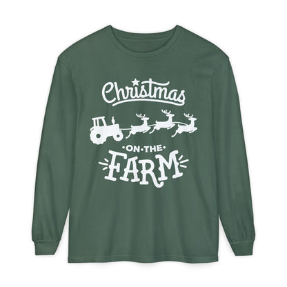 Christmas on the Farm Unisex Ultra Cotton Long Sleeve Tee