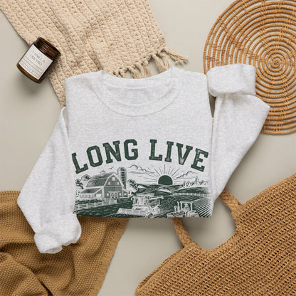 Long Live American Farmers Crewneck Sweatshirt