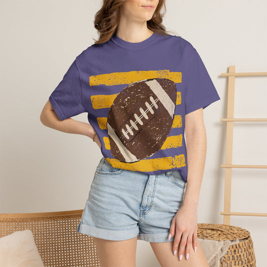 Football Vintage Stripes Color Comfort T-Shirt