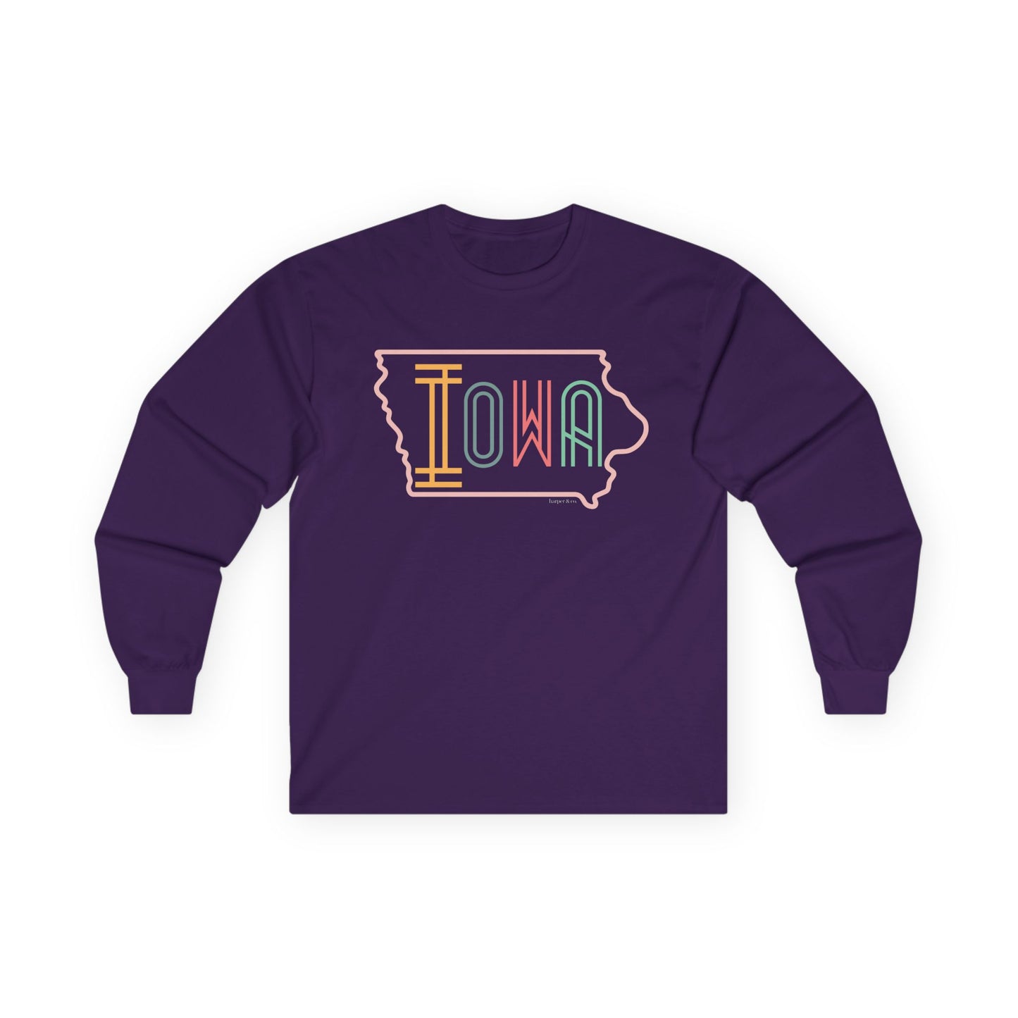 Iowa Light Graphic Long Sleeve Tee