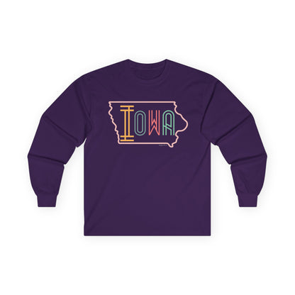 Iowa Light Graphic Long Sleeve Tee