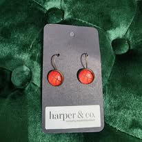 Sports Fan Drop Earrings