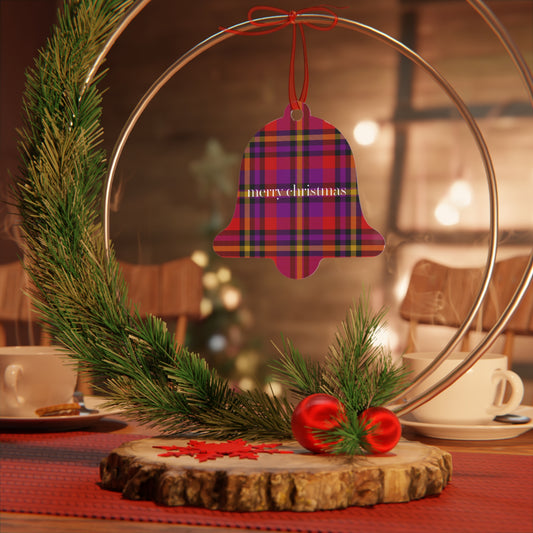Tartan Plaid Ornaments for Holiday Decor, Unique Gifts for Christmas, Tree Decorations, Personalized Keepsakes, Festive Home Accents