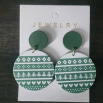 Sweater Weather Winter Acrylic Earrings - 2 Colors