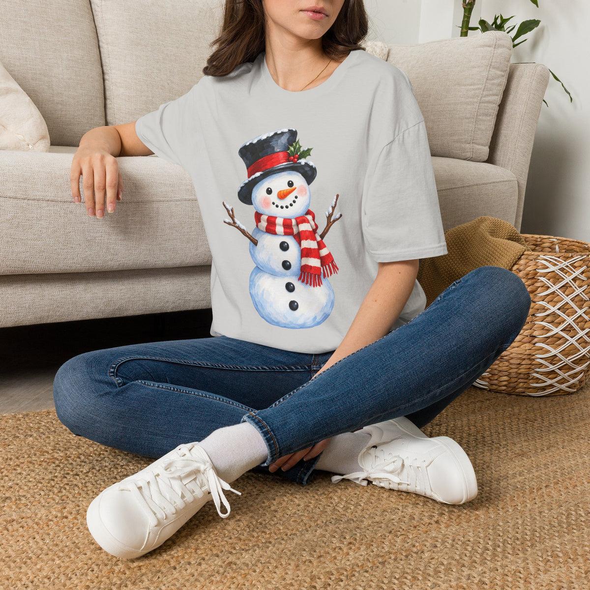 Festive Snowman Christmas T-Shirt