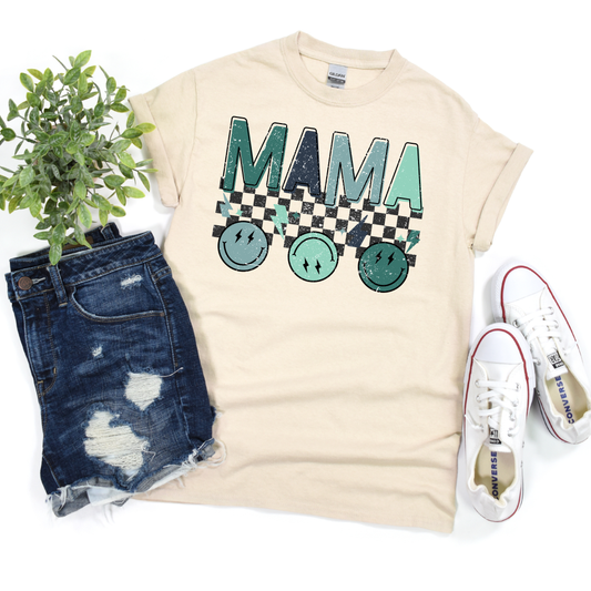 Matching Mama Graphic Tee in Sand