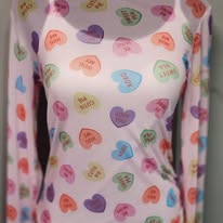 BLAKELEY Valentines Dress It Up Mesh Top