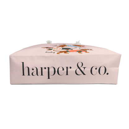 Dachshund Pattern Weekender Bag — Cute Wiener Dog Travel Tote - Fashion Baby