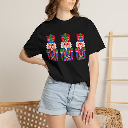 Nutcracker Trio T-shirt — Festive Christmas Holiday Tee