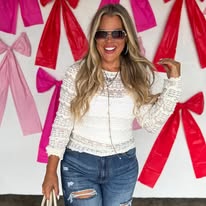 BLAKELEY Long Sleeve Rosalie Lace Top