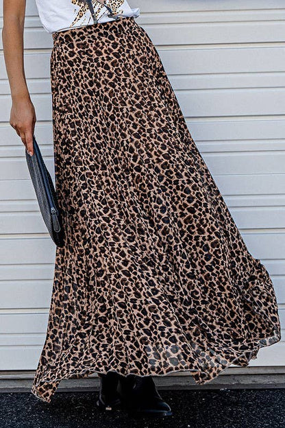 Fierce Flow Leopard Skirt