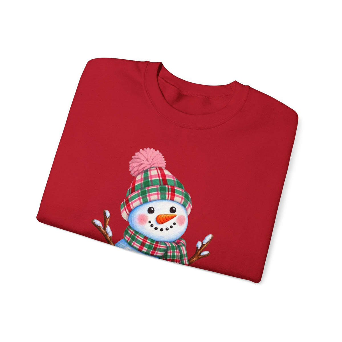 Festive Snowman Christmas Crewneck Sweatshirt
