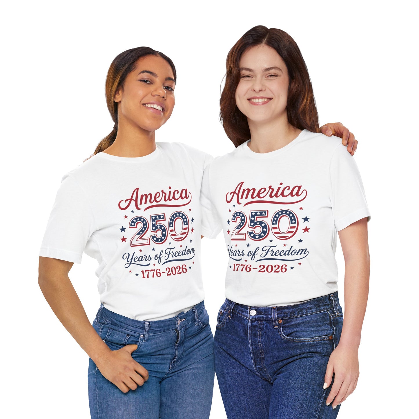 America 250th Anniversary T-Shirt — USA Bicentennial Celebration Tee
