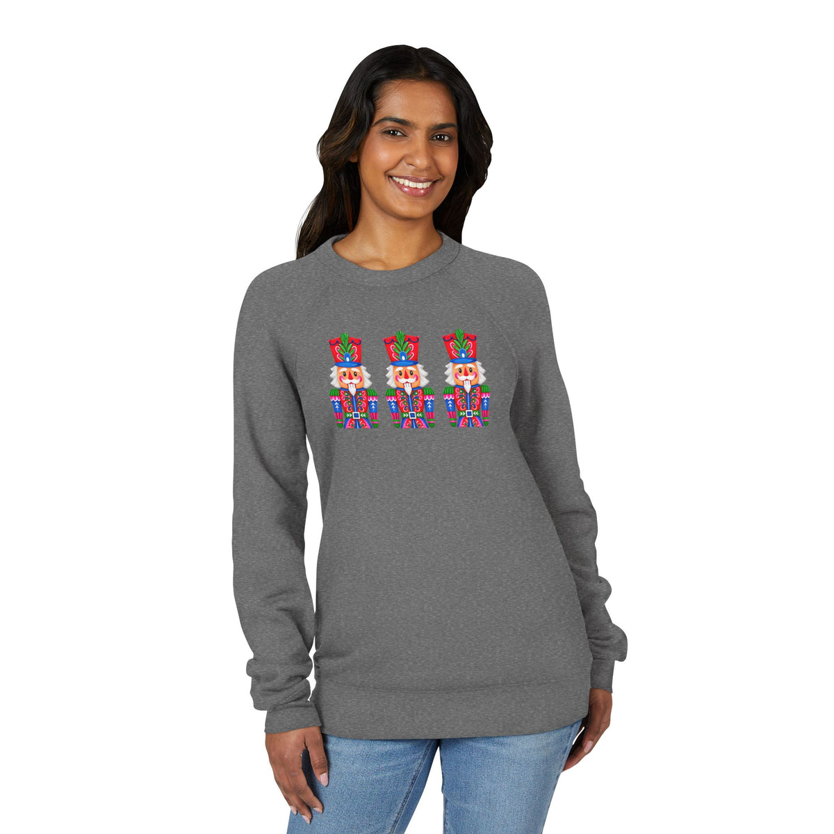 Nutcracker Trio Sweatshirt — Christmas Holiday Crewneck