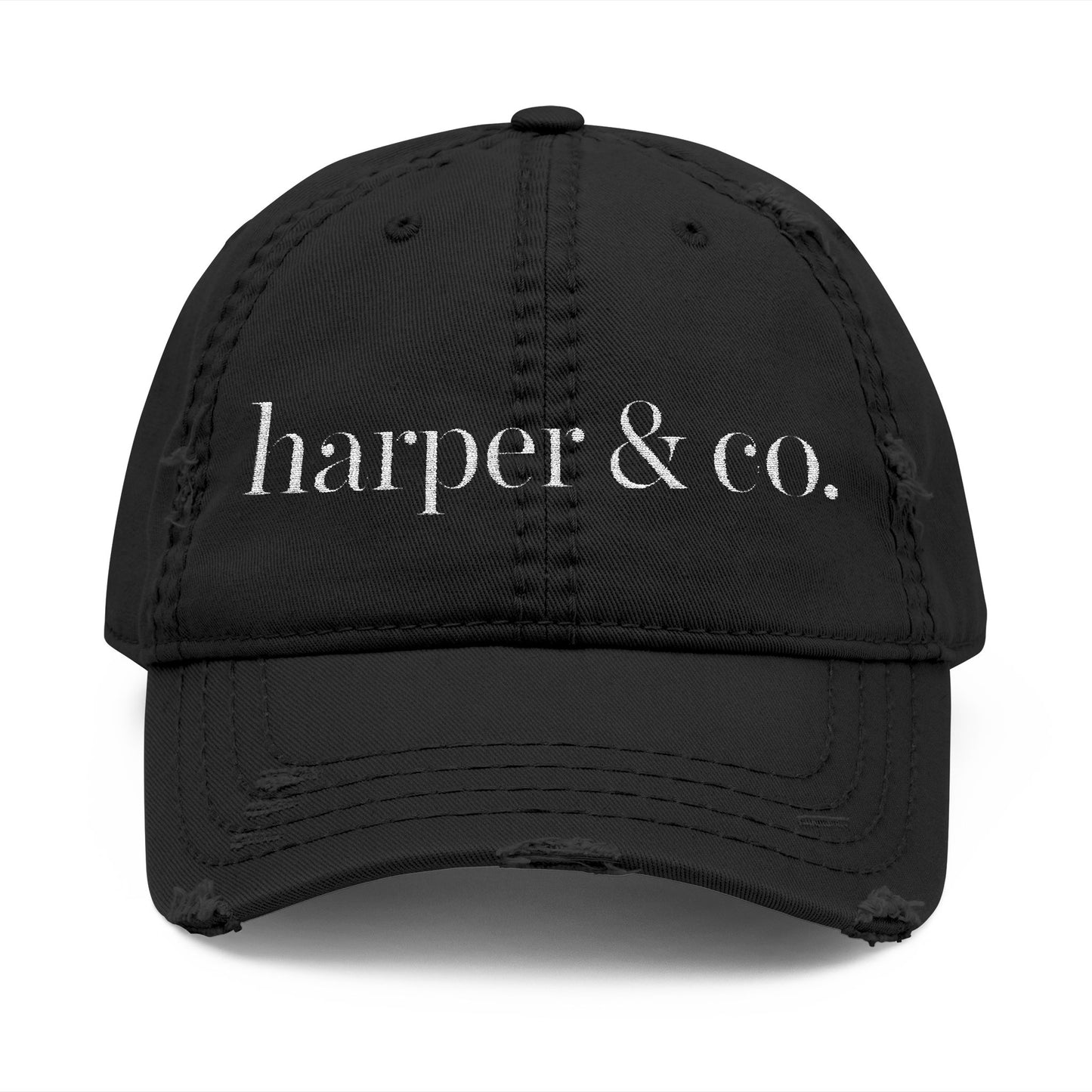 Harper & Co. Distressed Ball Hat (Embroidery)