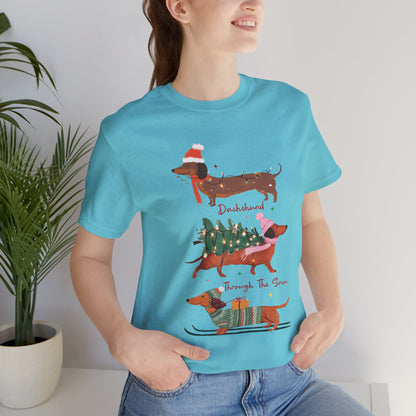 Dachshund Through the Snow T-Shirt