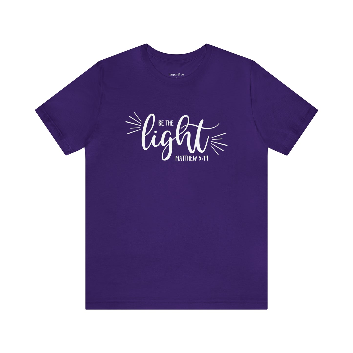 Be the Light Unisex Jersey Short Sleeve Tee