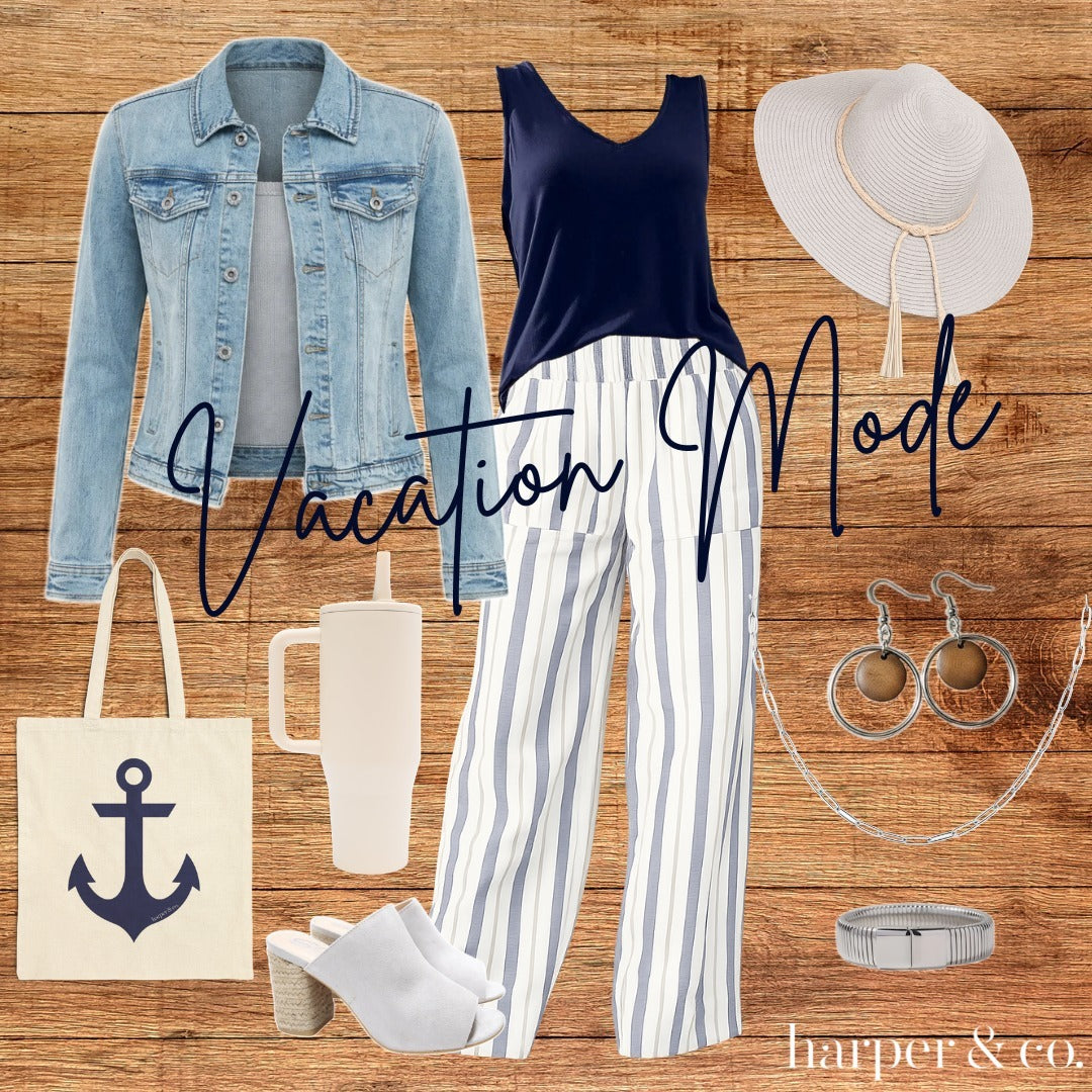 Navy Tank Tank Top Plus Size