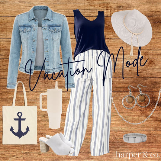 Navy Tank Tank Top Plus Size