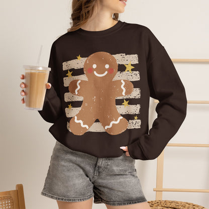 Gingerbread Cookie Sweatshirt — Cute Holiday Christmas Crewneck