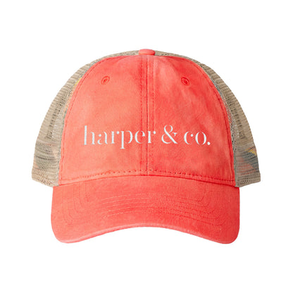Harper & Co. Women's Washed Mesh-Back Cap