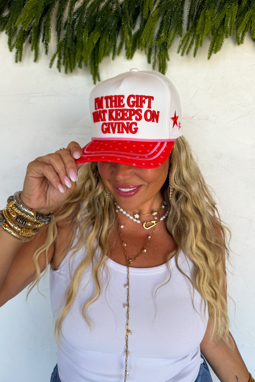 BLAKELEY Holiday Trucker Hat - Gift That Keeps On Giving
