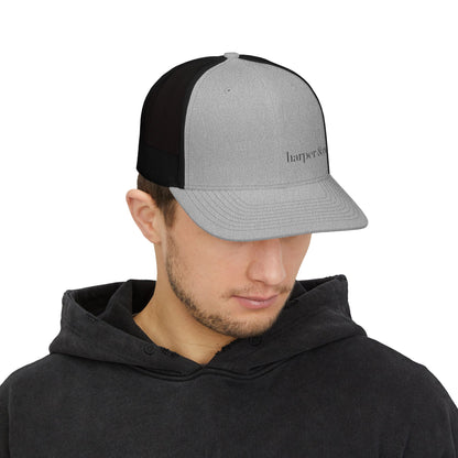 Harper & Co. Embroidered Trucker Cap — Adjustable Snapback Mesh Hat