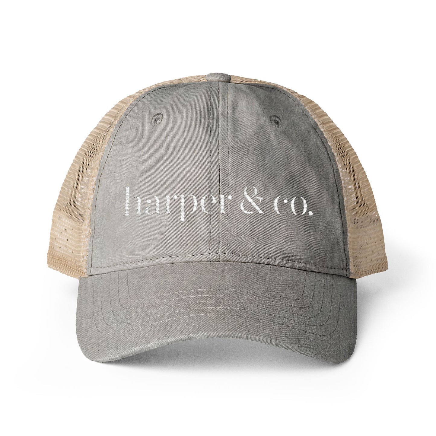 Harper & Co. Women's Washed Mesh-Back Cap