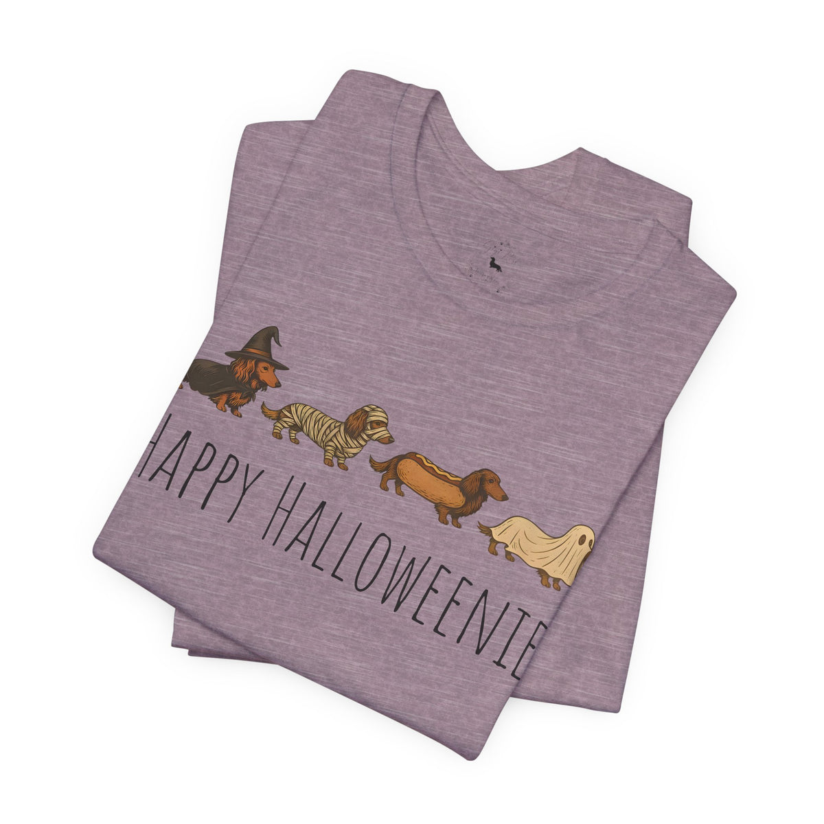 Happy Halloweenie Tee - Cute Dachshund Halloween Shirt