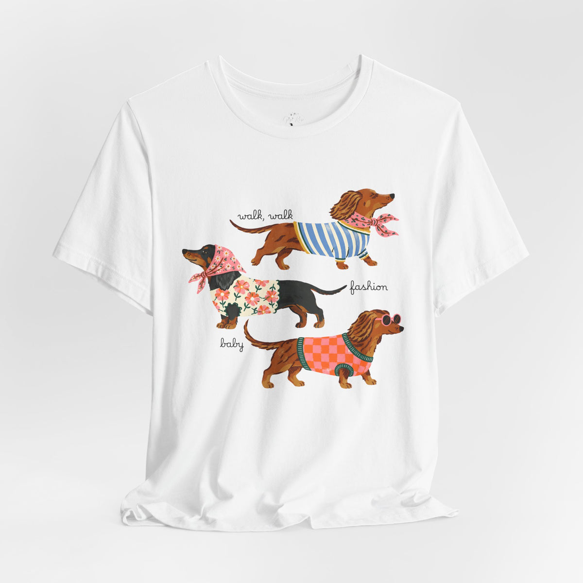Dachshund Trio Graphic Tee — Cute Wiener Dog Shirt