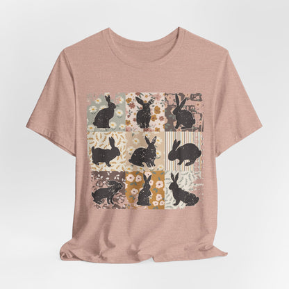 Boho Bunny T-Shirt — Easter Rabbit Graphic Tee