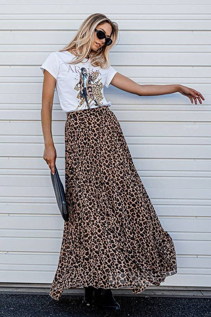 Fierce Flow Leopard Skirt