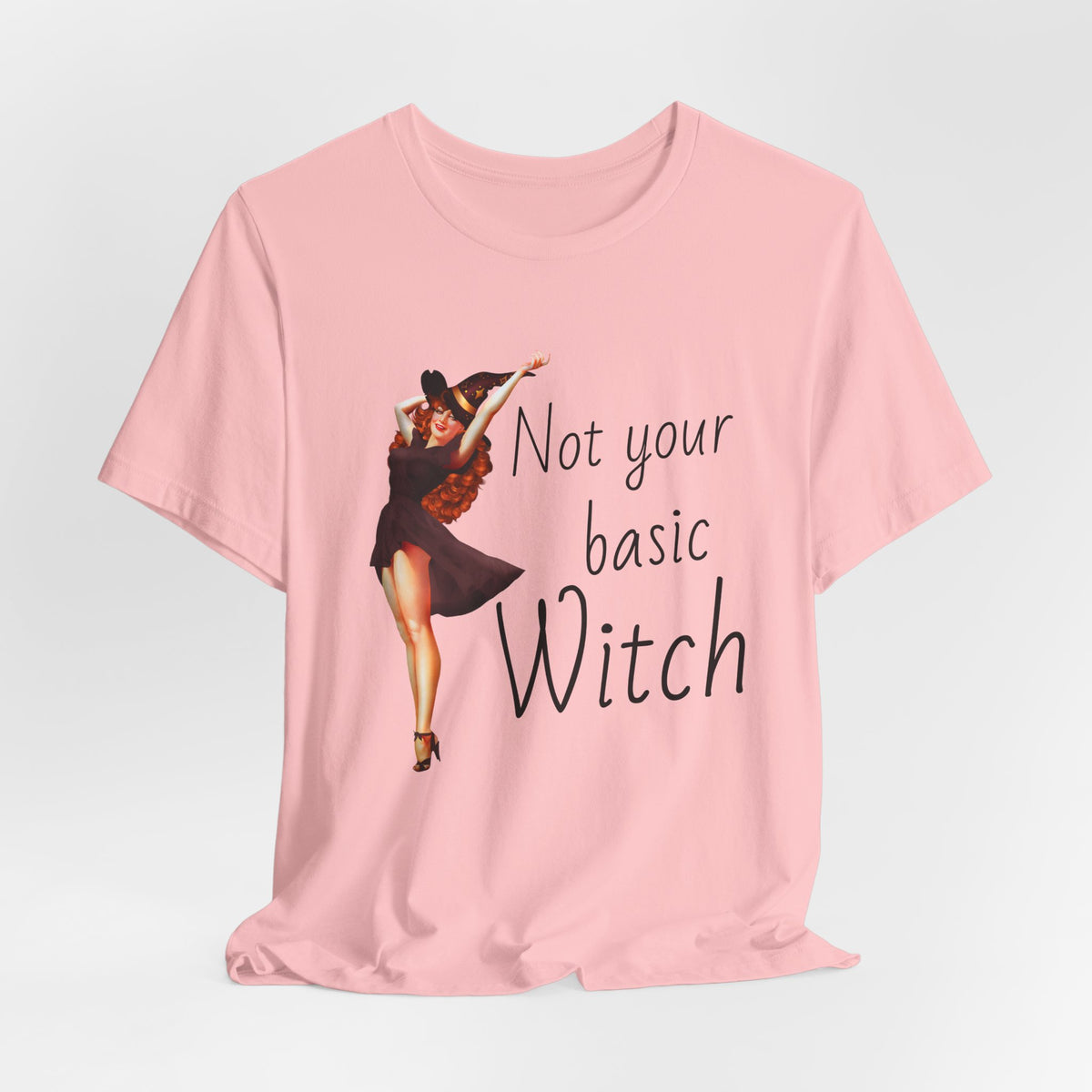 Not Your Basic Witch T-Shirt — Vintage Pinup Witch Tee