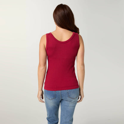 Ultra-Lush Reversible Seamless Ribbed Tank
