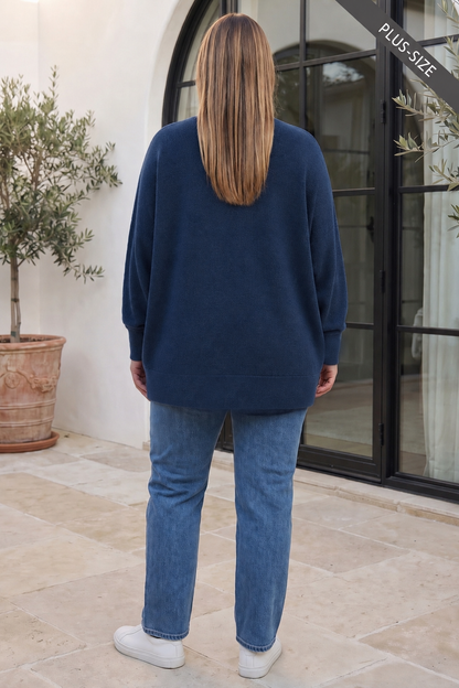 PLUS SIZE Crewneck