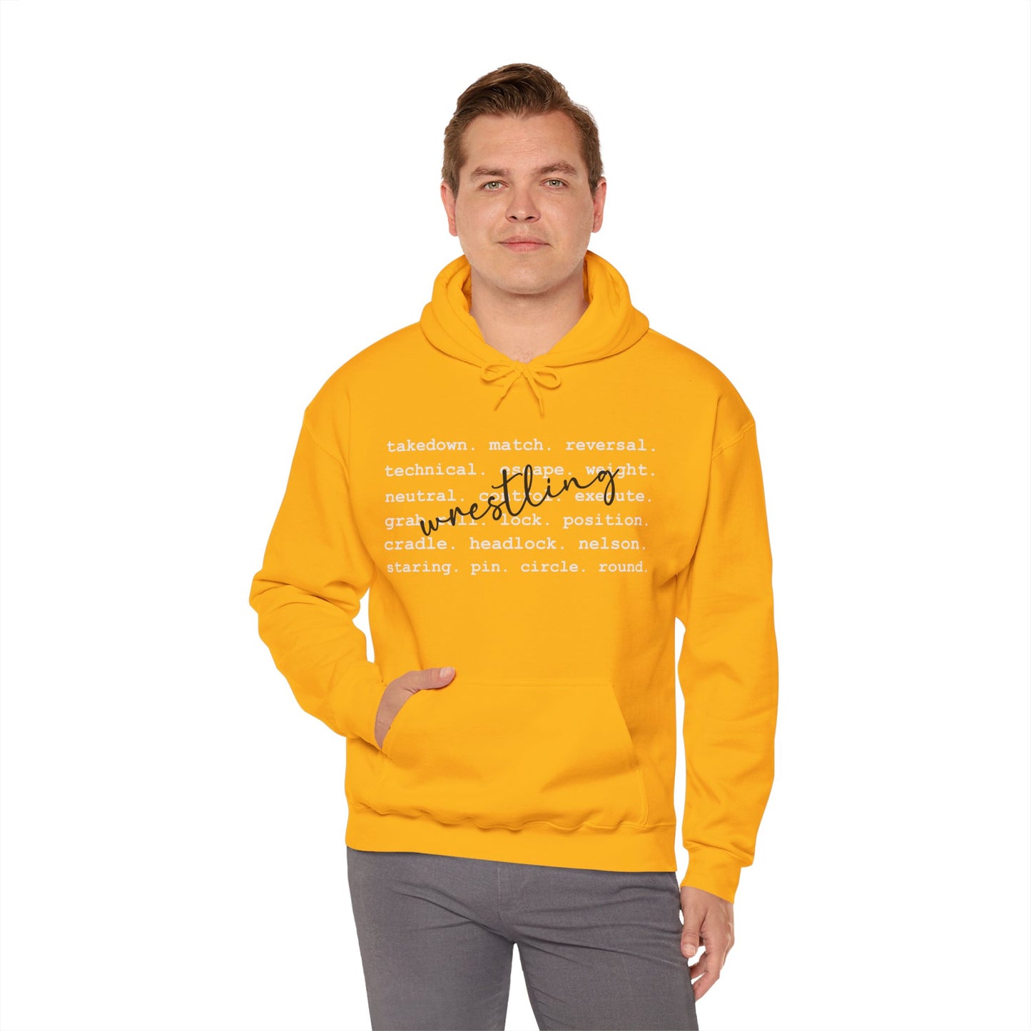 Wrestling Unisex Heavy Blend™ Hooded Sweatshirt