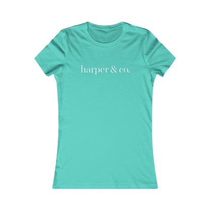 Women's Favorite Tee — Harper & Co. Minimalist Logo T-Shirt