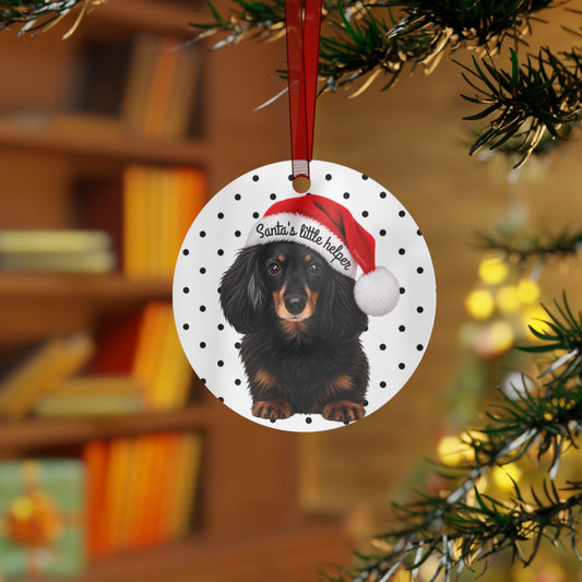 Santa's little helper Ornaments for Holiday Decor, Unique Gifts for Christmas, Tree Decorations, Personalized Keepsakes, Festive Home Accents